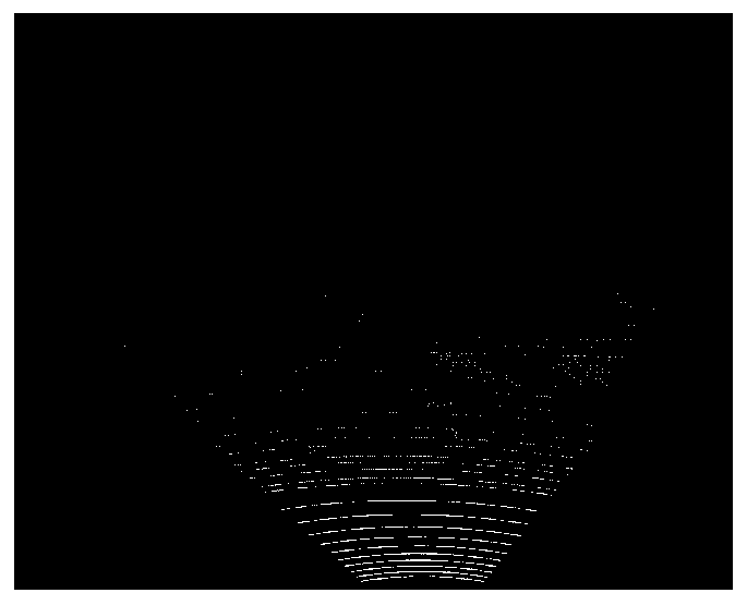 Target detection method based on laser radar and image pre-fusion