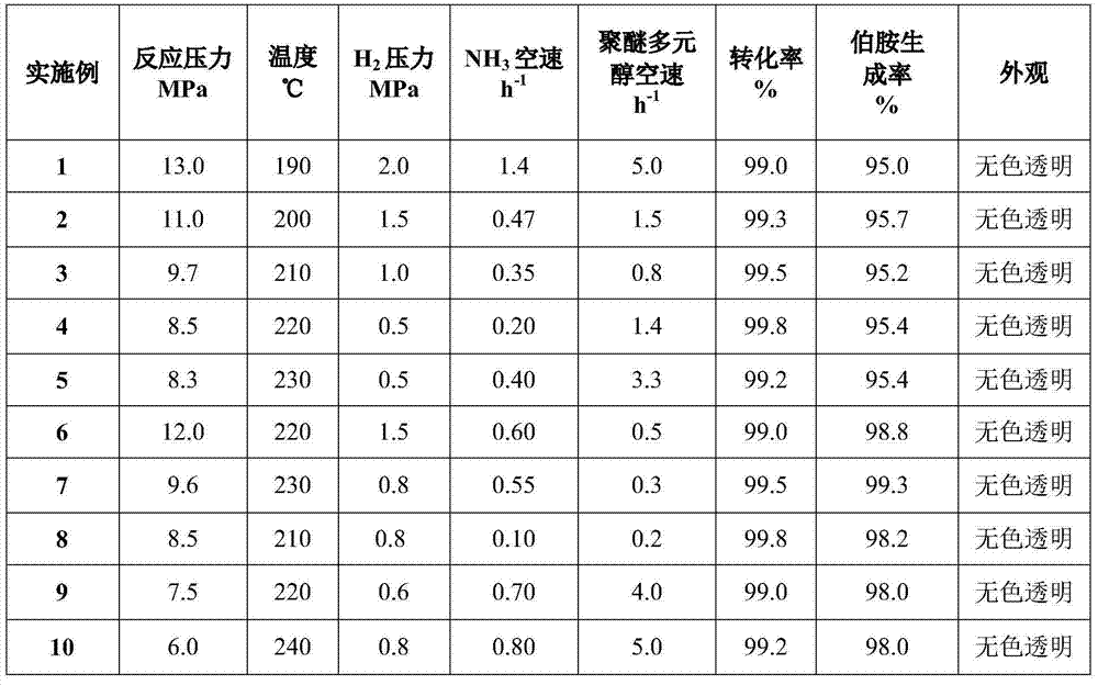 Continuous preparation method of amine-terminated polyether