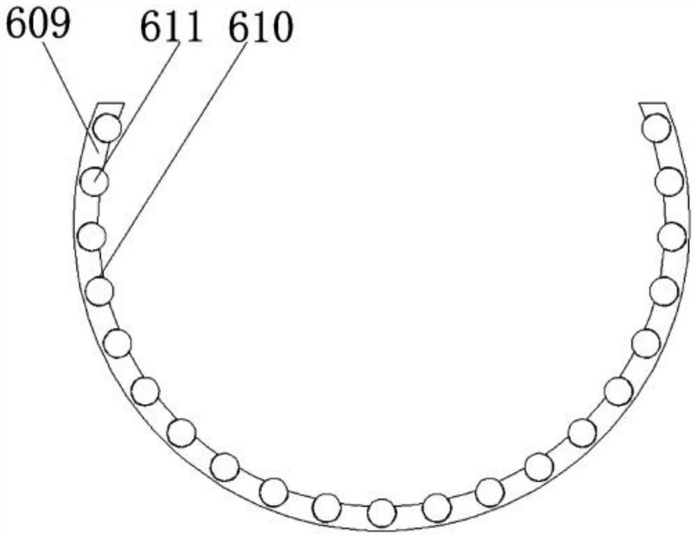 Rock sugar snow pear baking device and method capable of achieving preliminary oscillation based on rolling effect