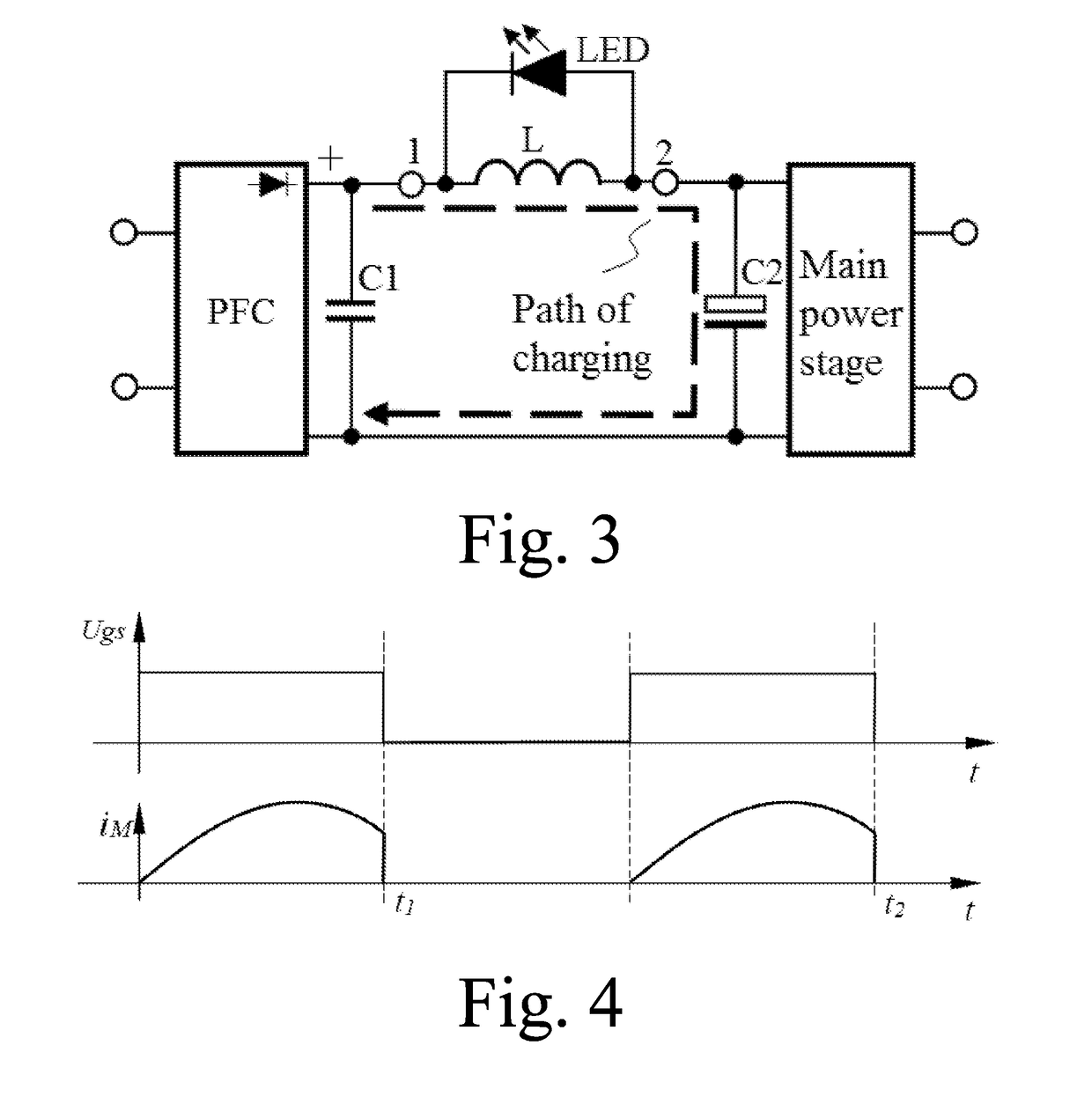 Switching power supply having active power factor correction