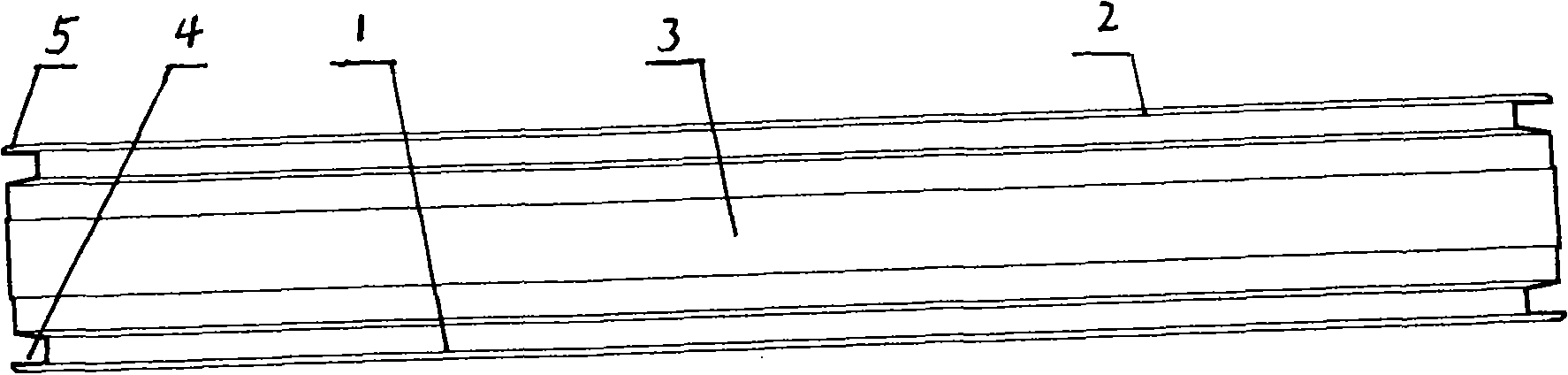 Method for preparing split joint buckled type building block composite energy-saving wall board