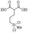 Organic silicon coupling agent containing beta-dicarbonyl and preparation method thereof