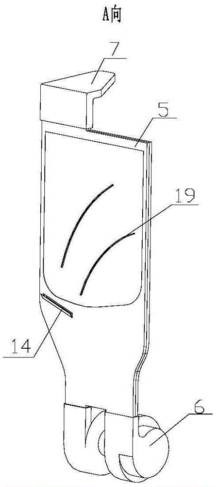 Condensing device for dish-washing machine and dish-washing machine provided with condensing device