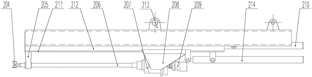 Multi-degree-of-freedom submerged-arc furnace opening and plugging machine based on cutting type opening