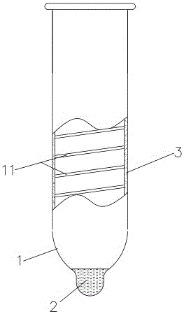 Novel icy-inside and hot-outside ice-and-fire type condom