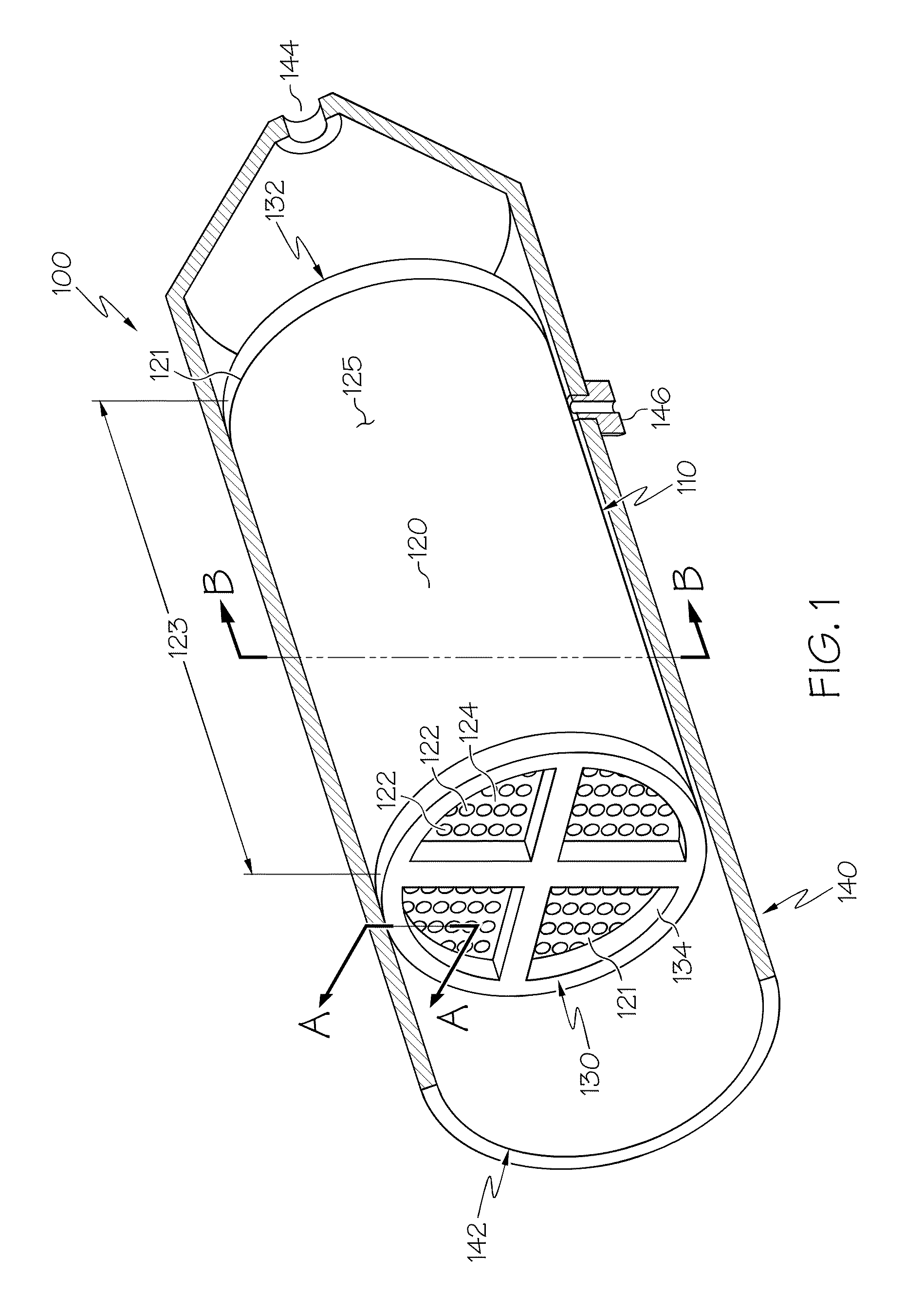 Partition fluid separation