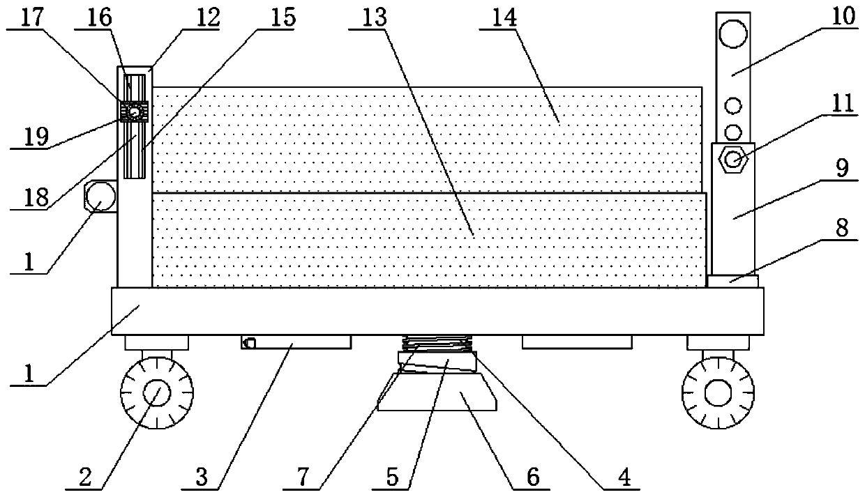 Transfer device suitable for community logistics carrying