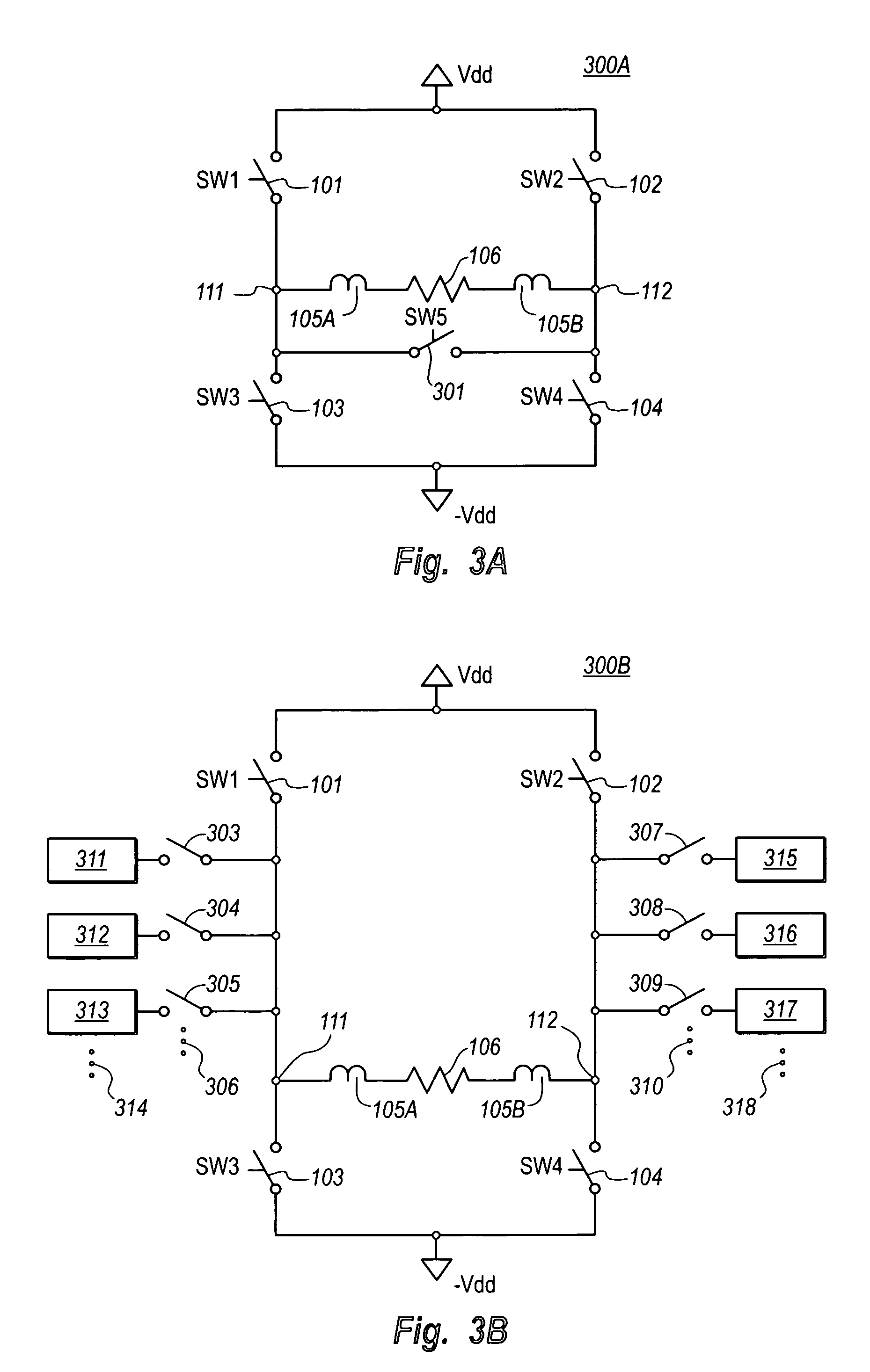 H-bridge utilizing intermediate switching phase(s)