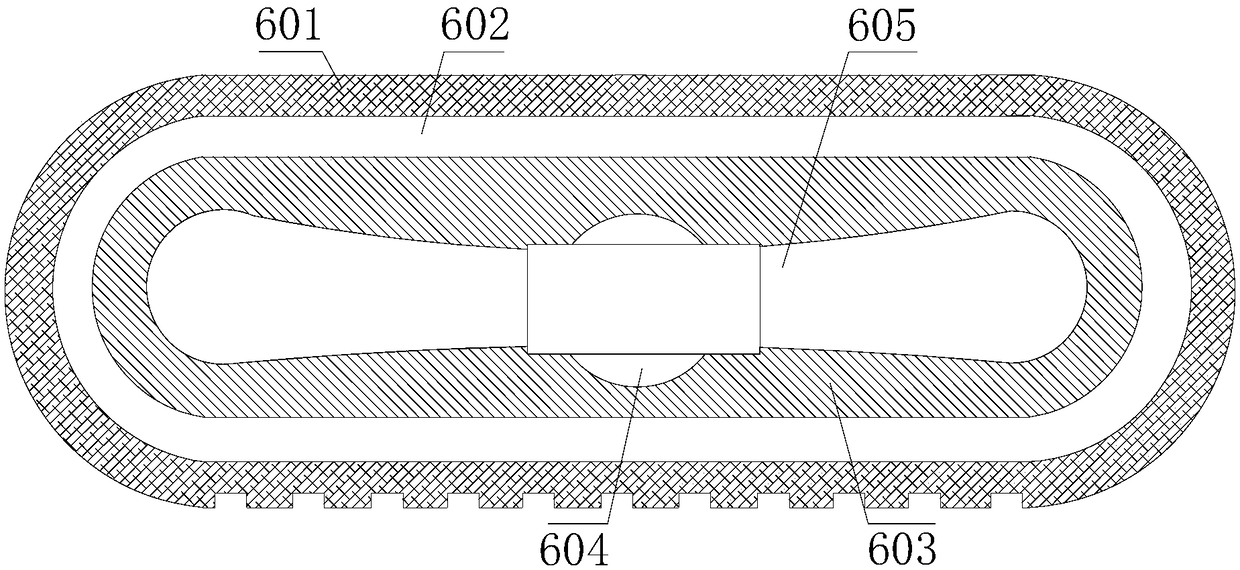 Ore coal material processing and stirring filling device