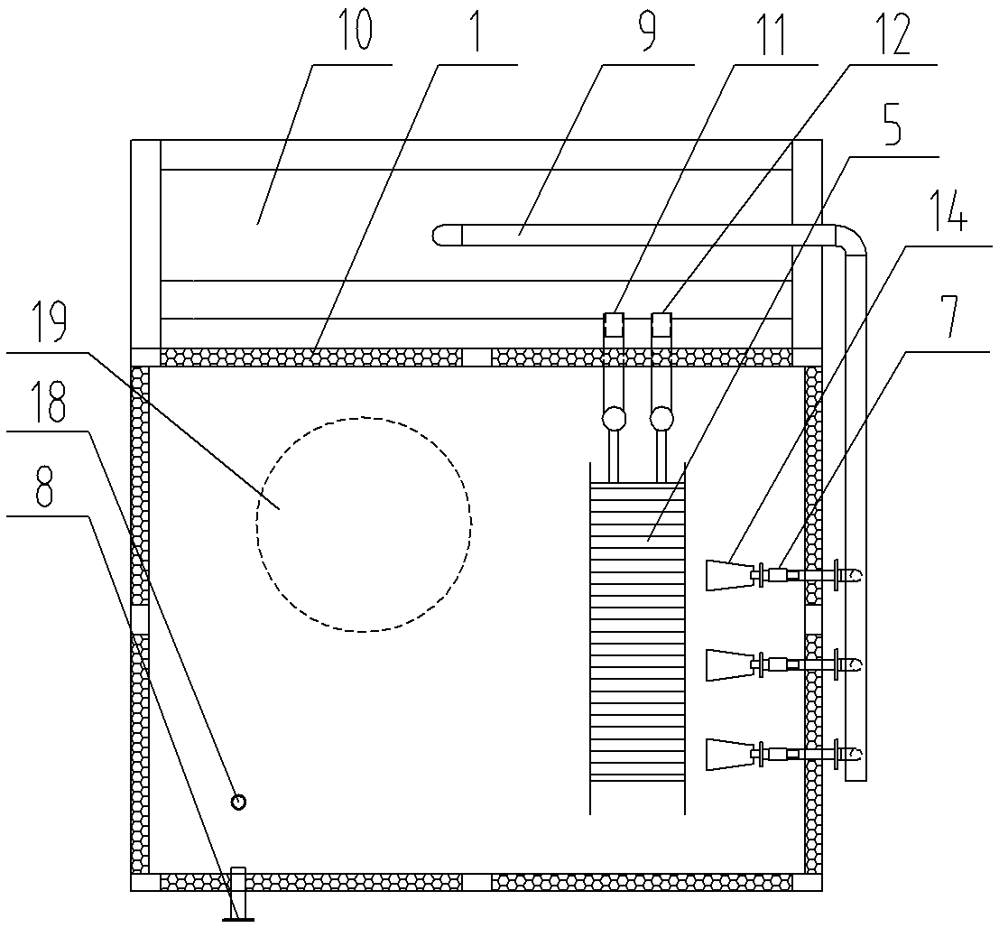 Alkali liquid preparation box device