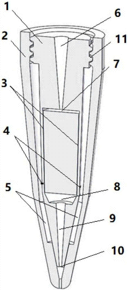 Microfluidic pipettor spearhead