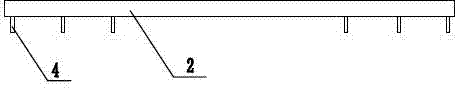 Method and device for constructing combining position of floor and toilet or balcony