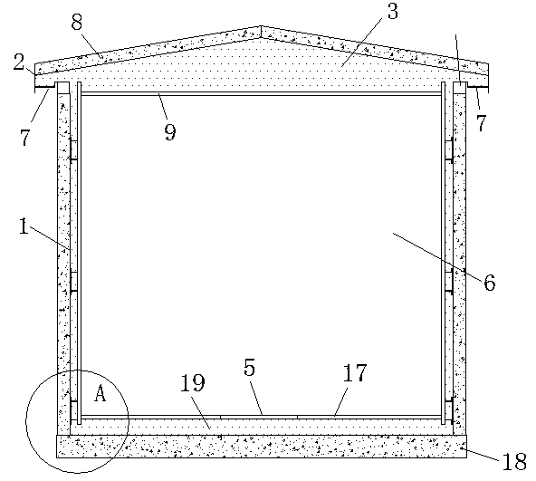 Prefabricated cabin with breathing function