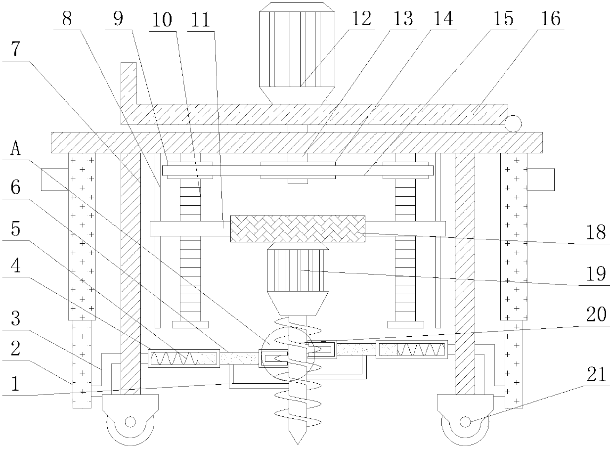 Drilling machine for exploration engineering