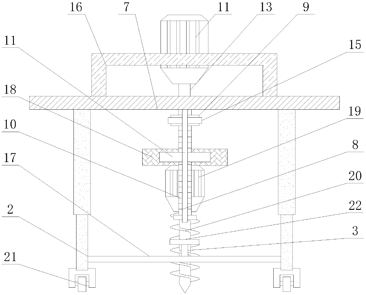 Drilling machine for exploration engineering