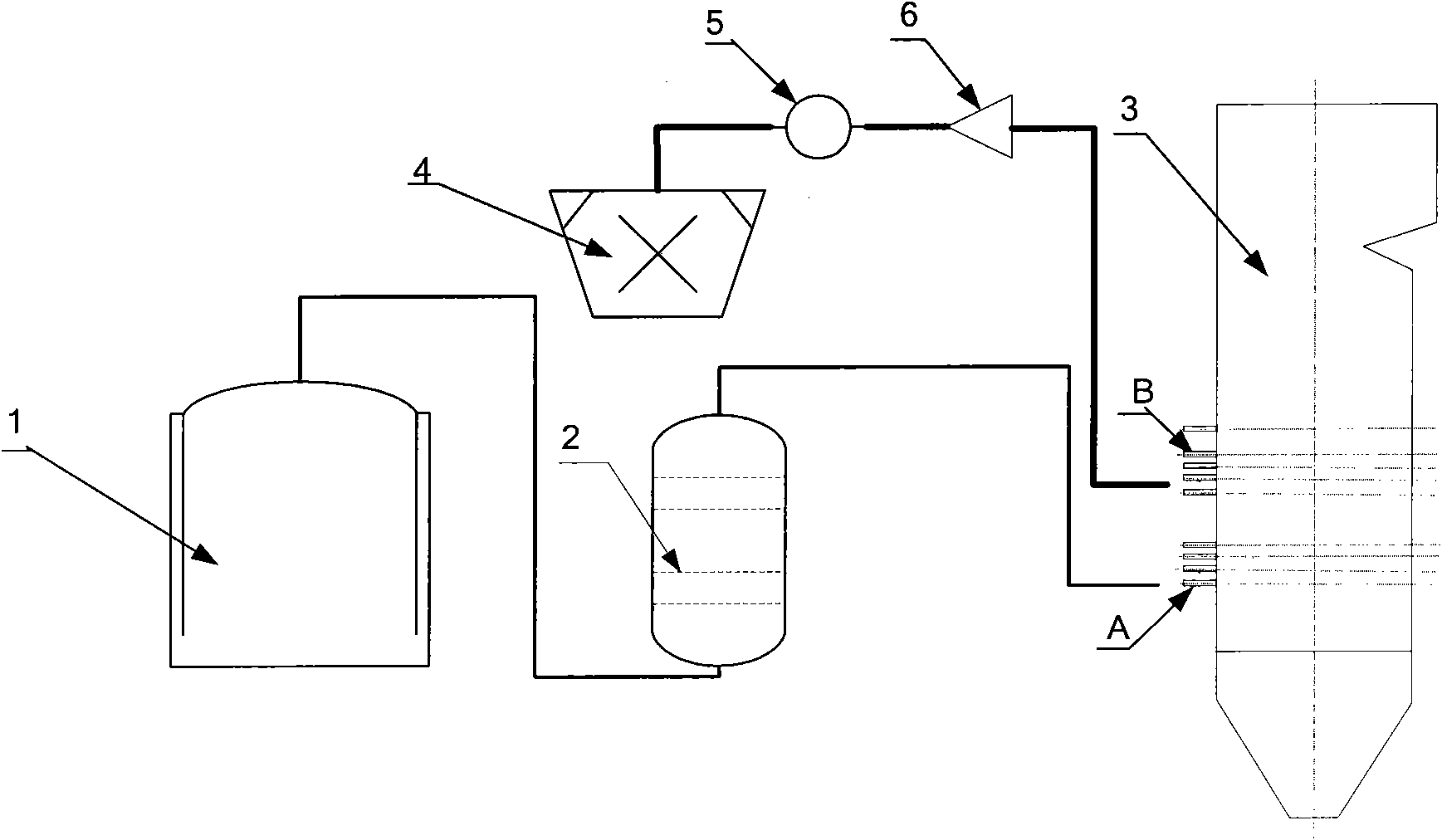 Biomass gas and coal dust mixed combustion process