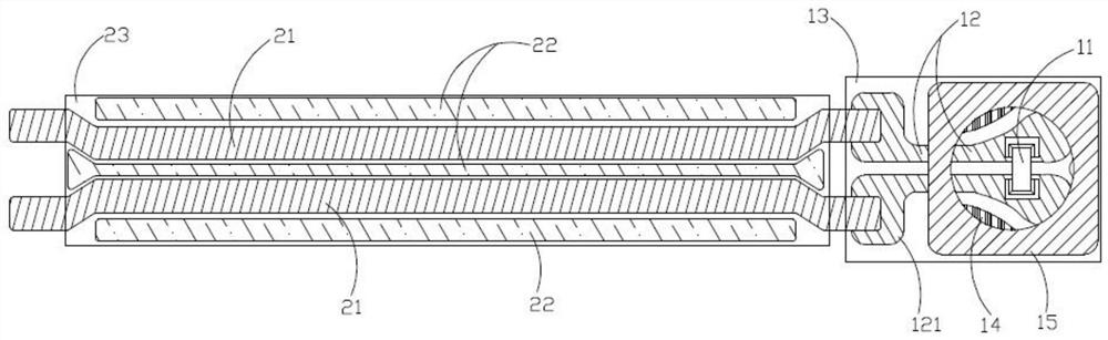 Flexible temperature sensor and battery pack