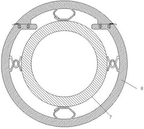 Pipeline protective cover device convenient to assemble and disassemble and assembling method thereof