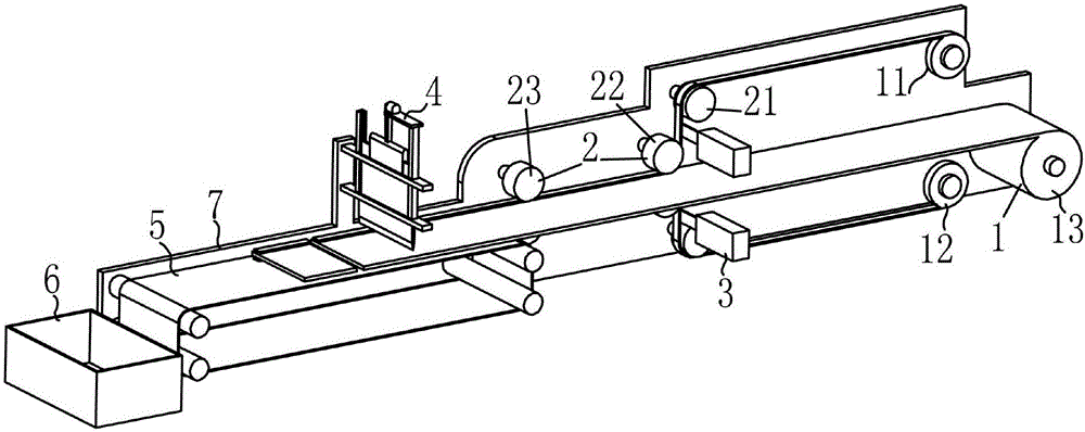 Plastic bag sealing strip mounting equipment