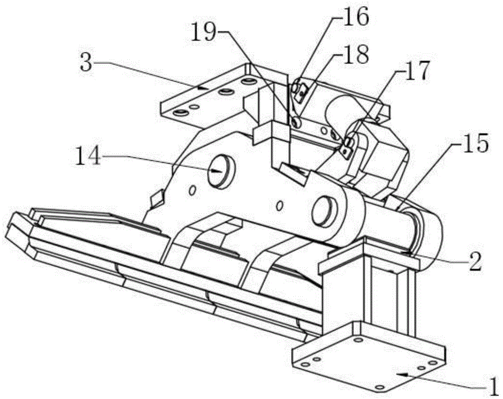 Flanging die counter pull mechanism