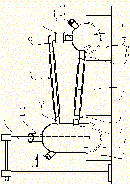 Ultrasonic continuous extraction device