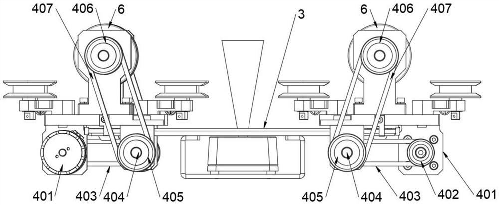 Mining composite intelligent inspection robot based on block chain technology