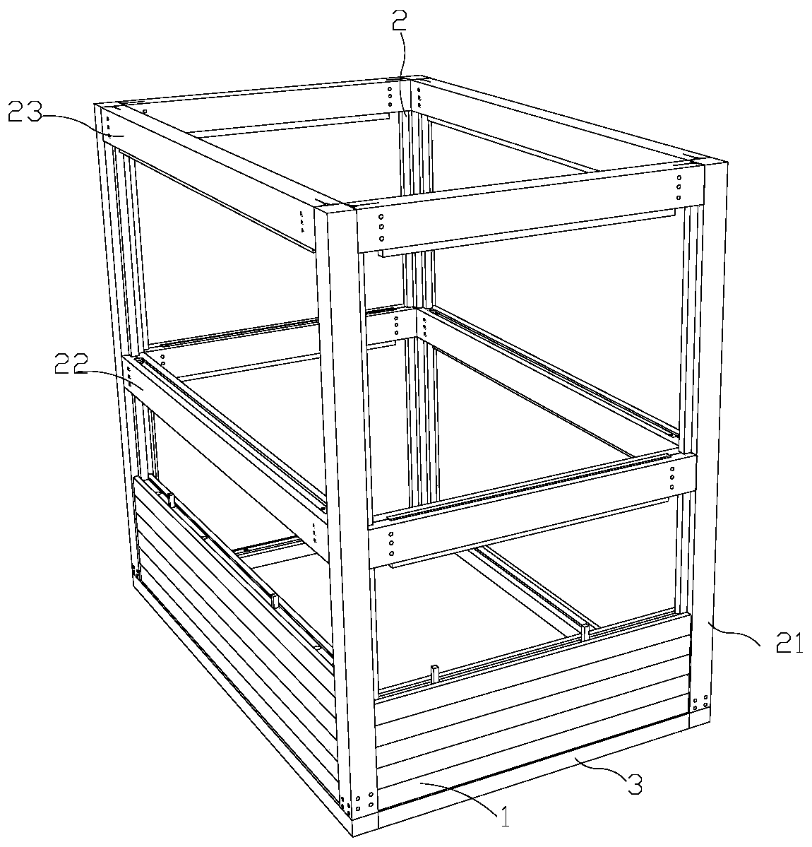 Wood frame-log cabin type wall mixing structure system