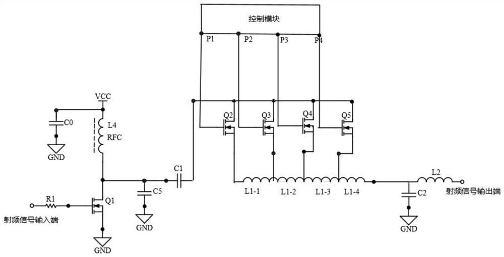 E-type radio frequency power supply output circuit