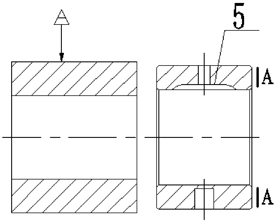 Machining method for floating bush of turbocharger