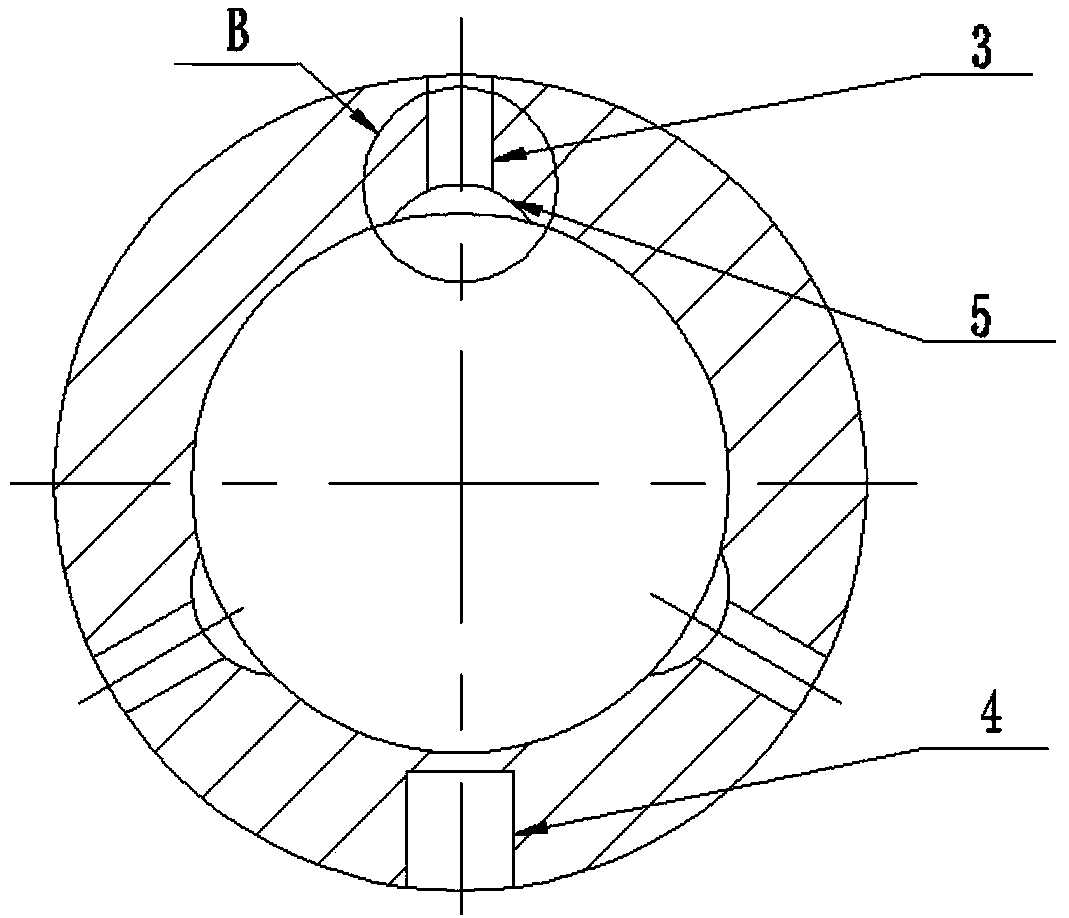 Machining method for floating bush of turbocharger