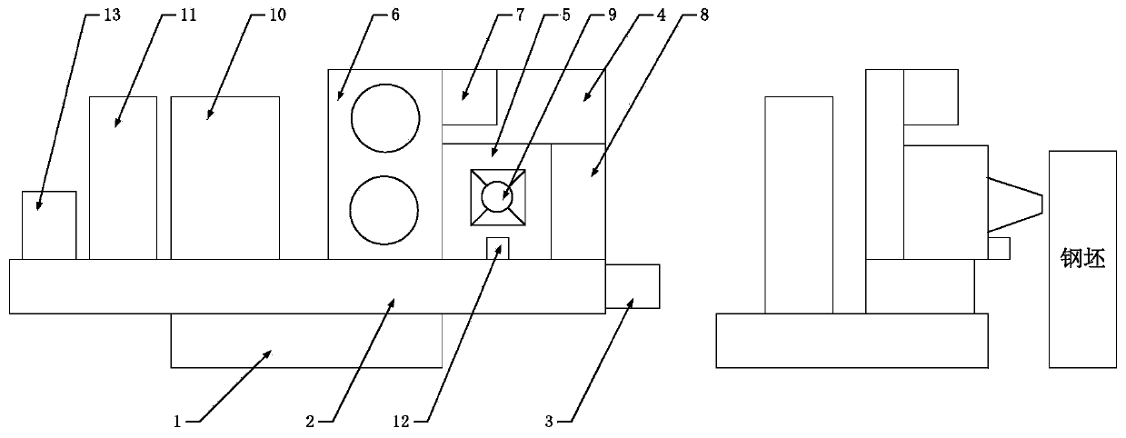 Motion control system of arc spray gun