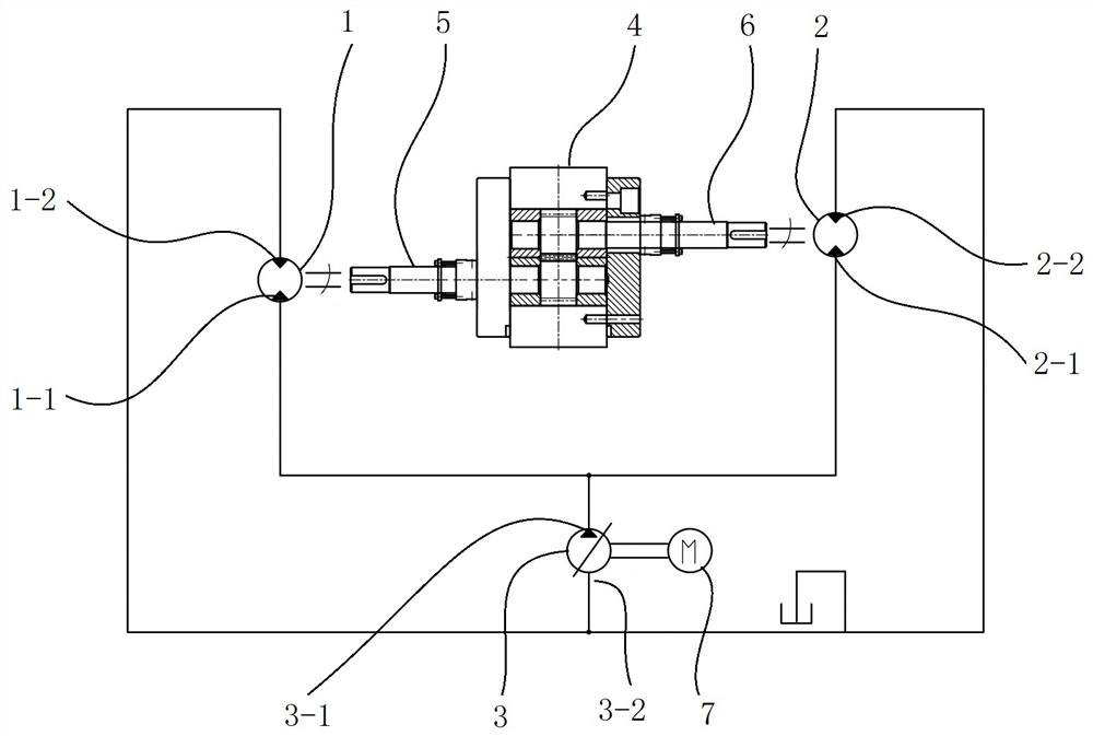 Parallel synchronous hydraulic motor driving system and melt gear pump with same