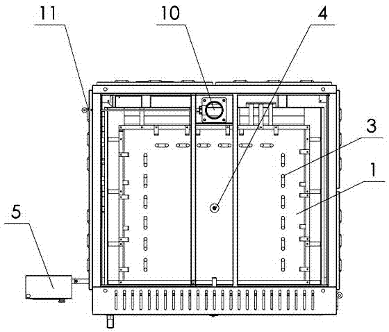 Electric kiln used for jun porcelain firing and jun porcelain firing method