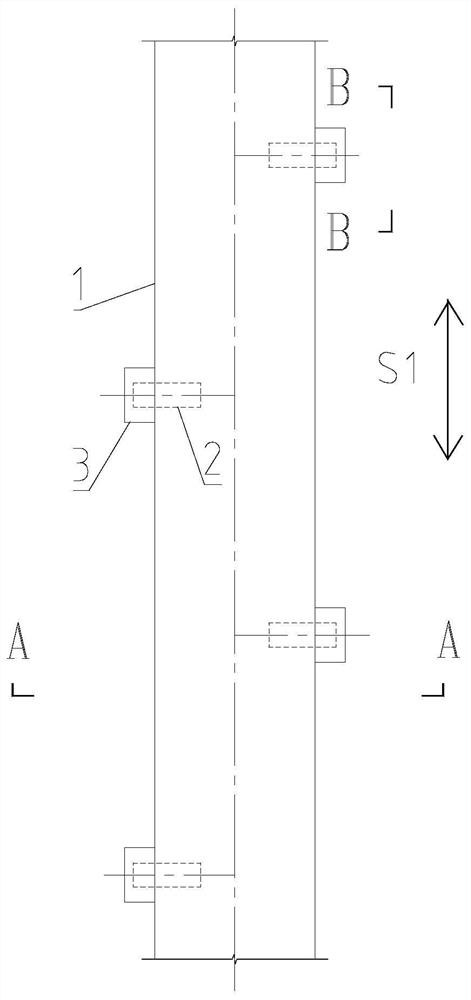 Ammonia spraying pipeline and denitration ammonia spraying device