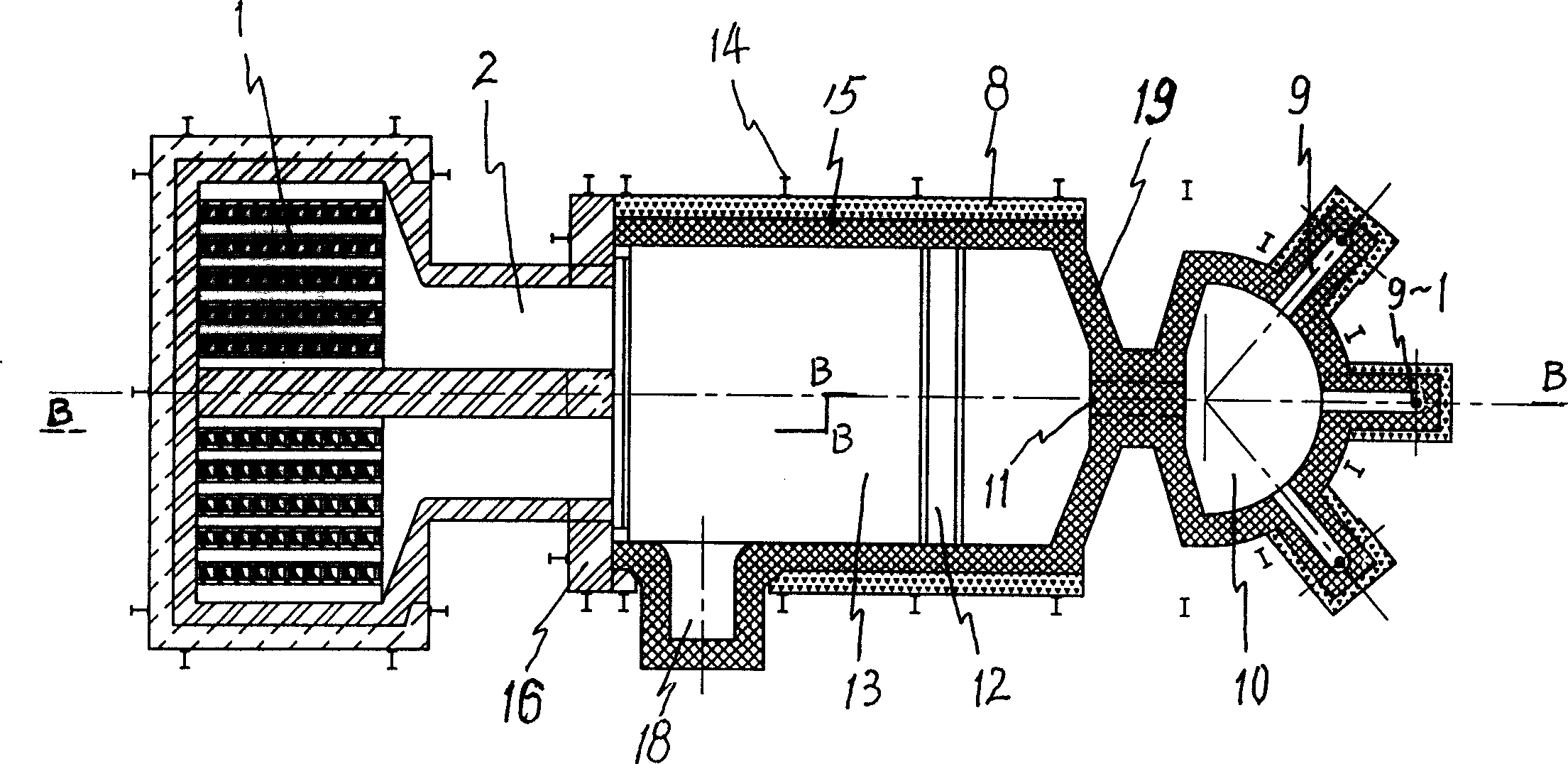 Method for fabricating alkali proof glassbeads and siln for production