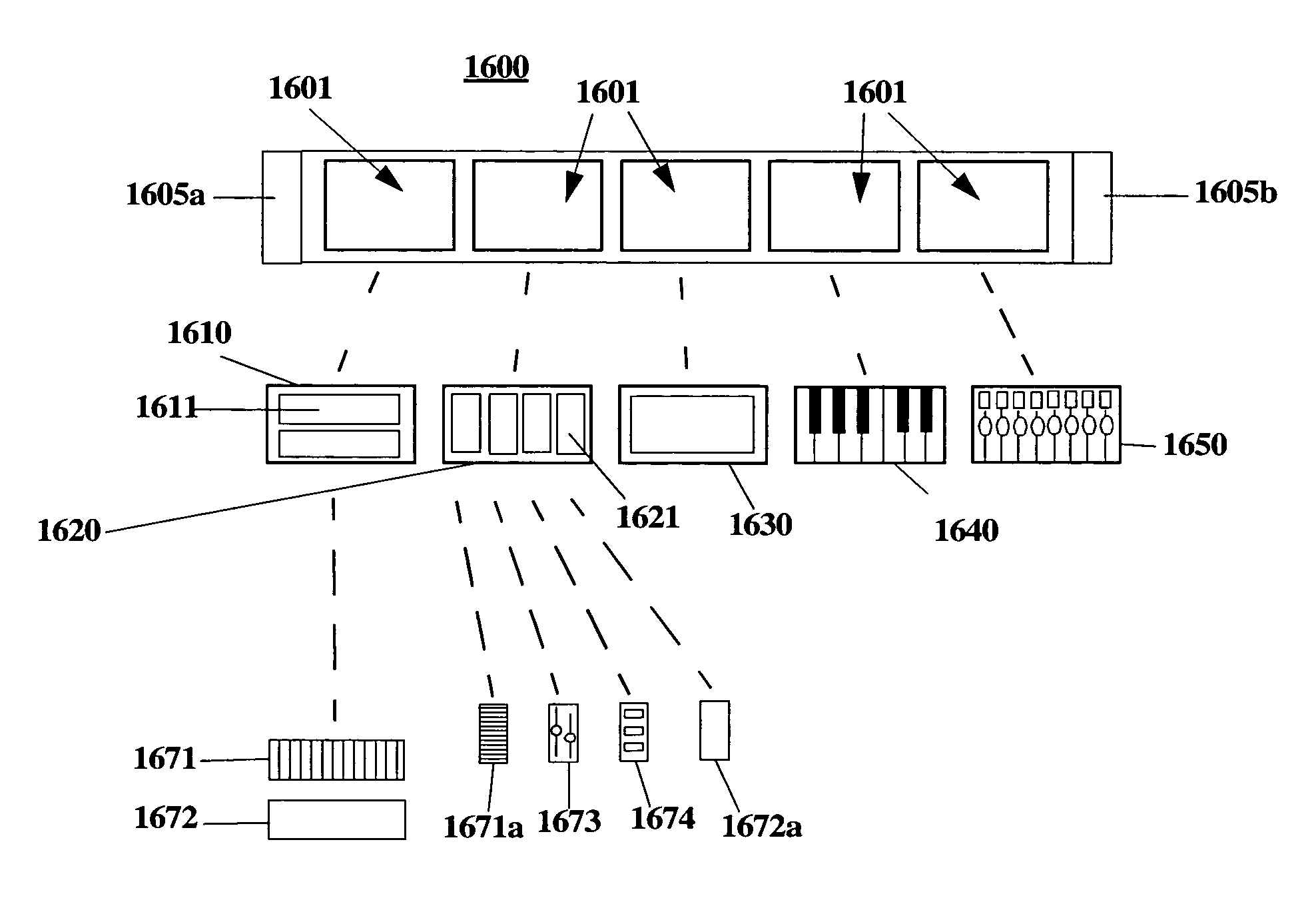 Modular structures facilitating aggregated and field-customized musical instruments