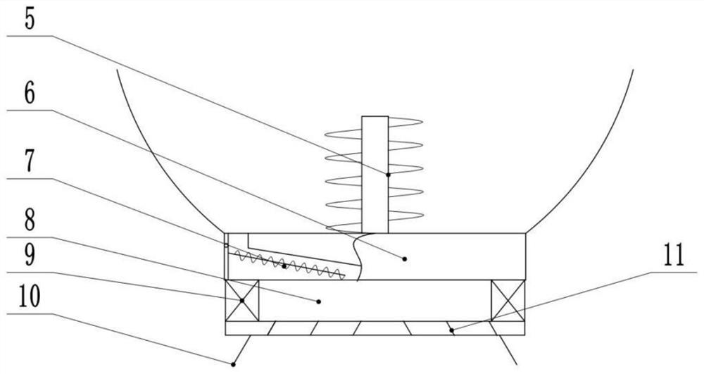 Rapid powder spraying device for unmanned aerial vehicle