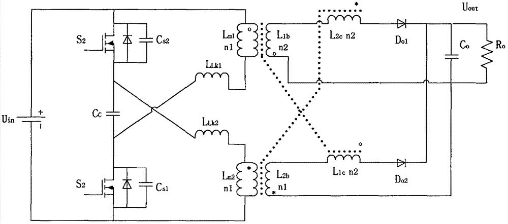 Novel isolation actively-clamped interleaved parallel Boost soft switching converter and working method thereof