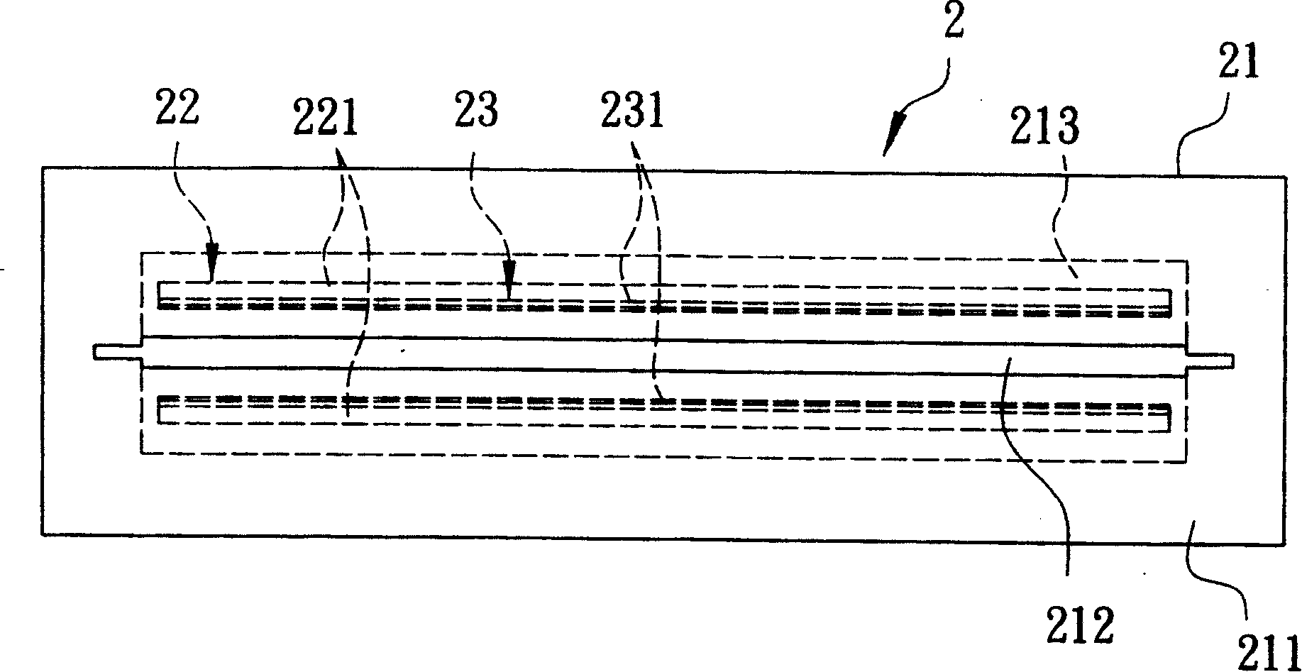 Diaphragm-holding device for test