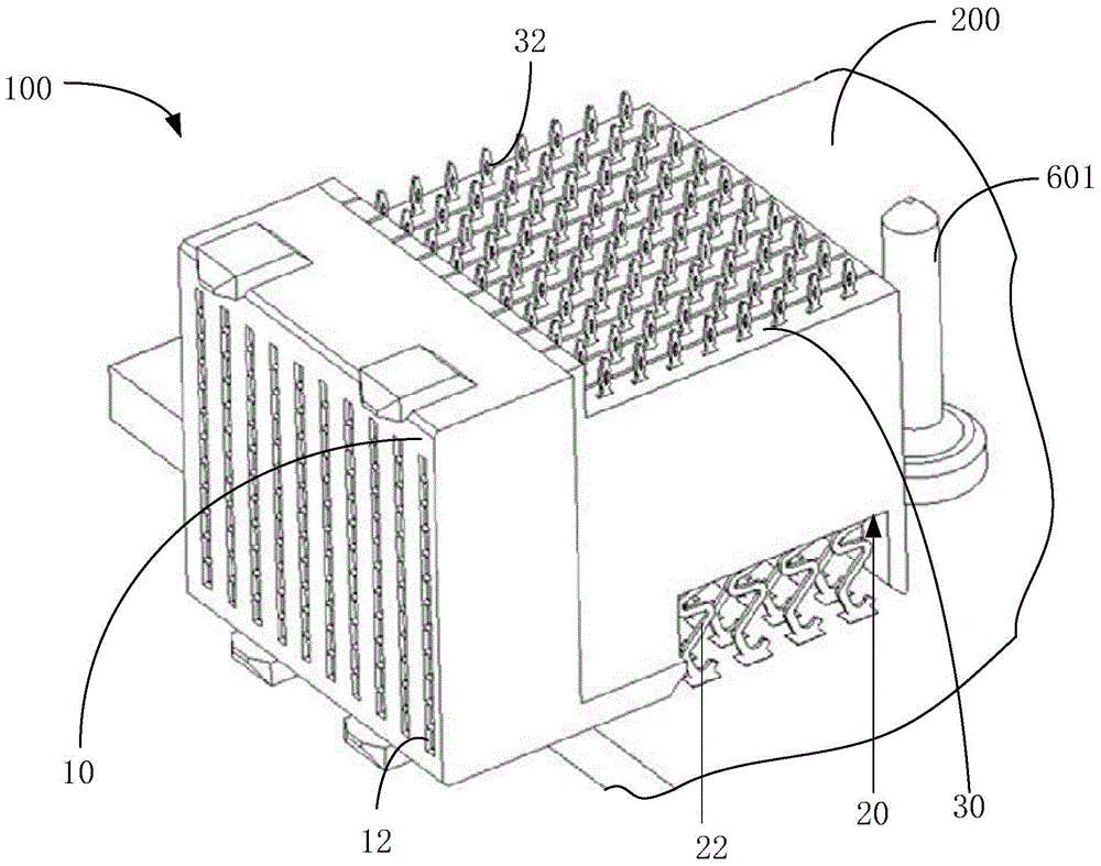 Angle connector, connector assemble and communication assembly