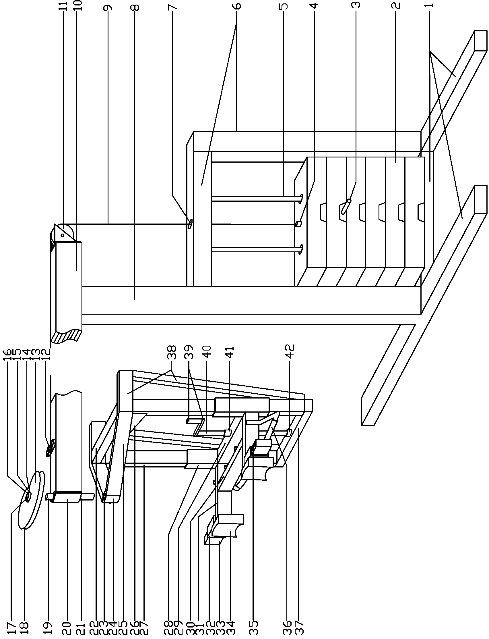 Standing turning strength training machine