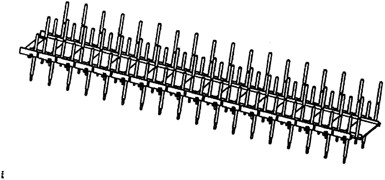 Method for carrying out emergency rescue by using depth-limited temporary bridge