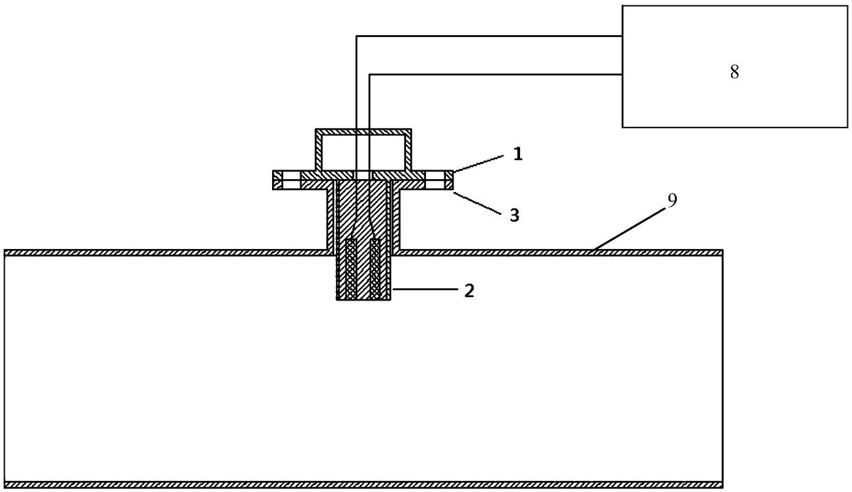 Device and method for measuring breakage rate of inner wall coating of pipeline