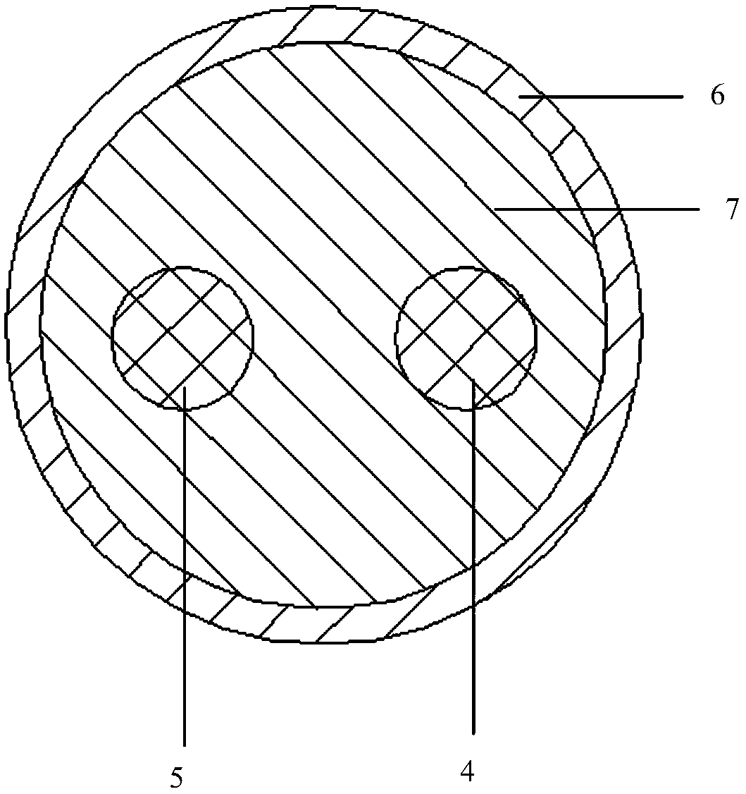 Device and method for measuring breakage rate of inner wall coating of pipeline