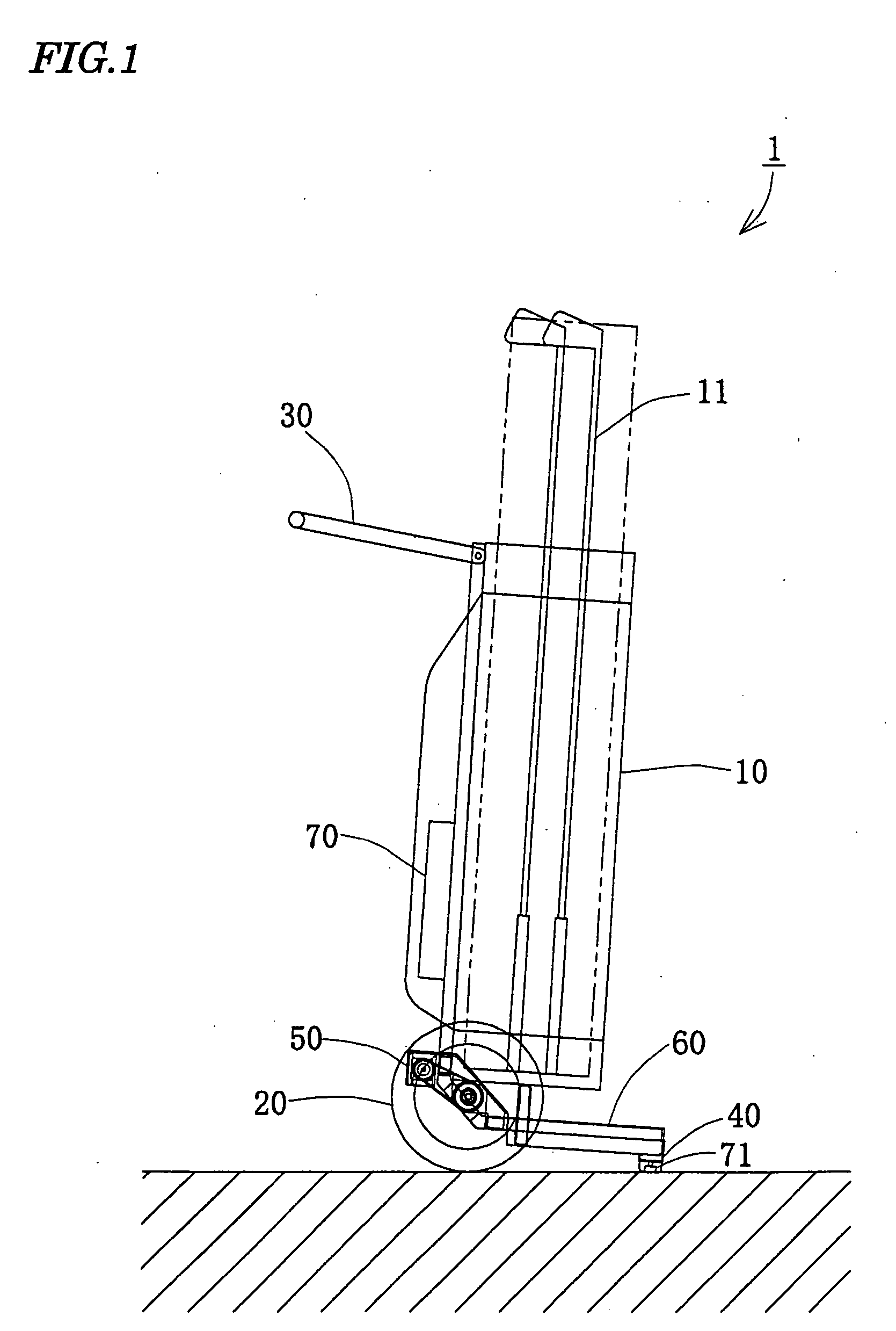 Powered manual propelling vehicle