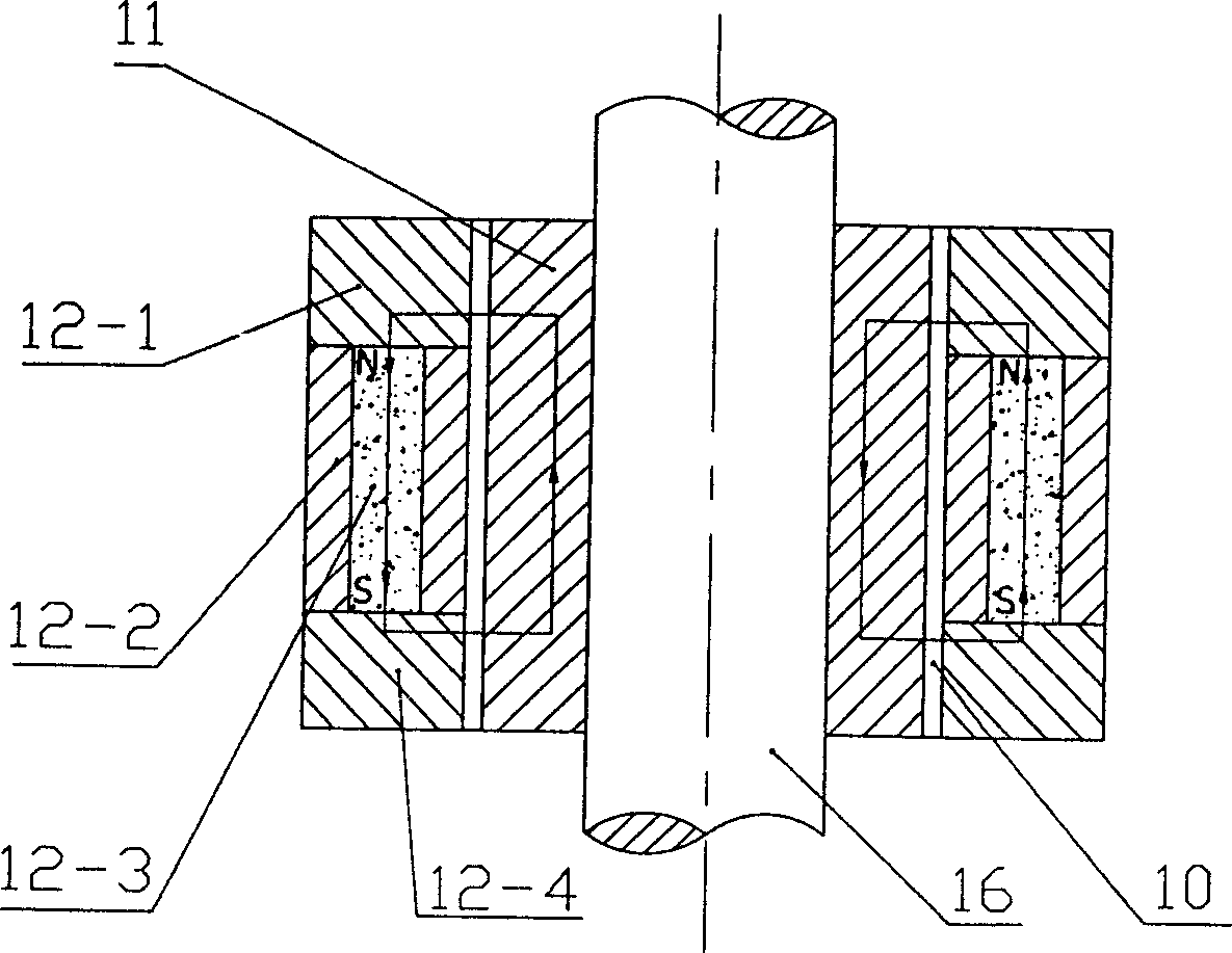 Magnetic liquid apparent viscosity tester and testing method thereof