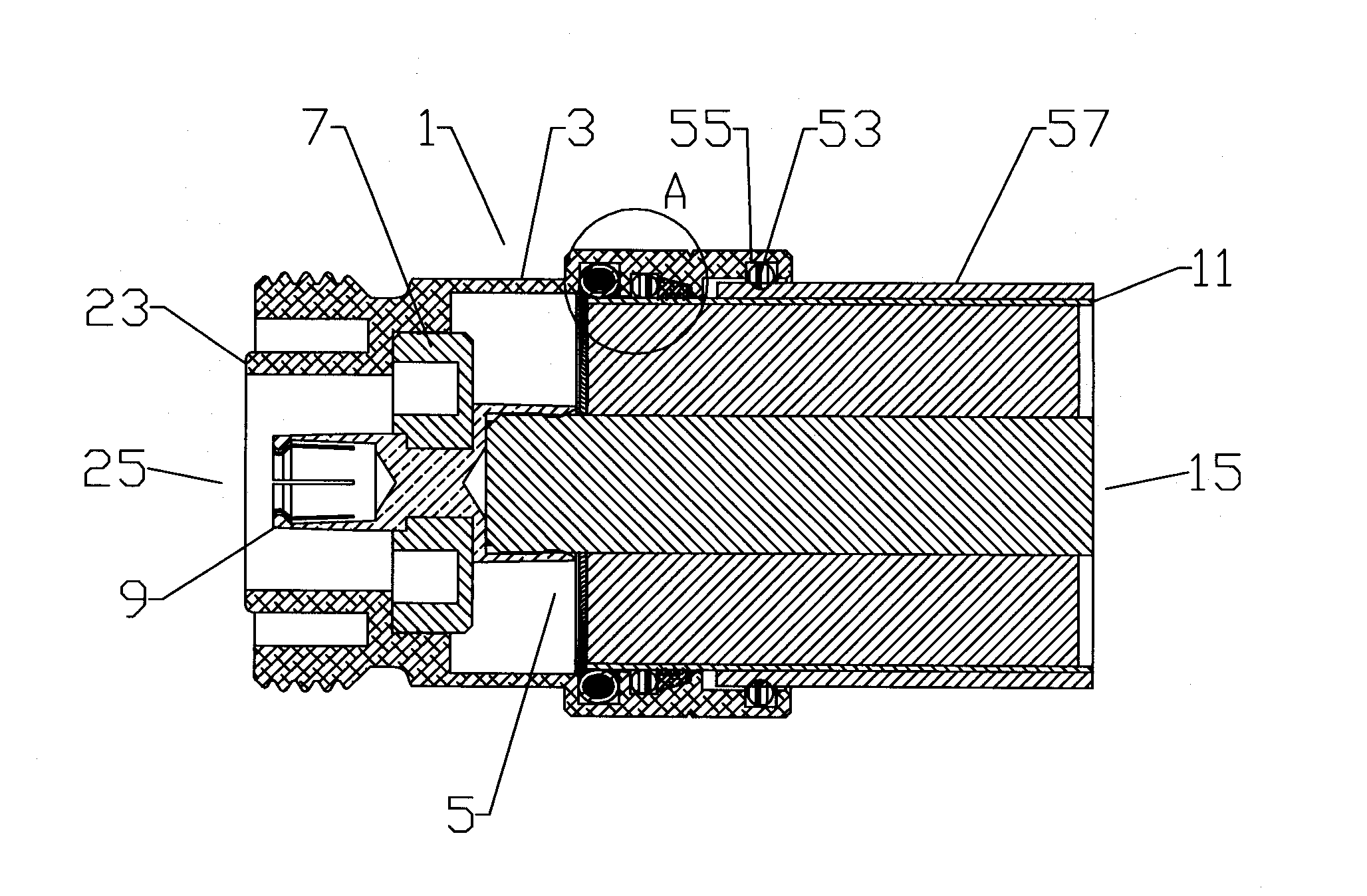 Anti-rotation Coaxial Connector