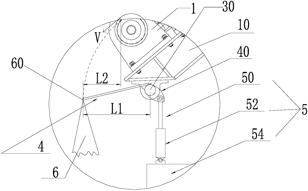 Sintering machine material flattening mechanism and sintering machine material flattening method