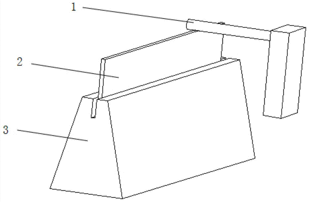 Strip-shaped spraying head for electrostatic spinning