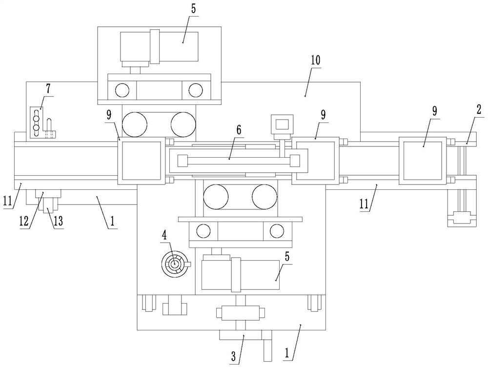 Four-side sanding system